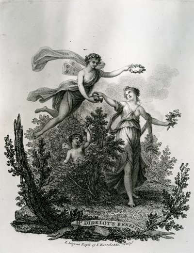 Entwurf für eine Benefizkarte von Louis Legoux